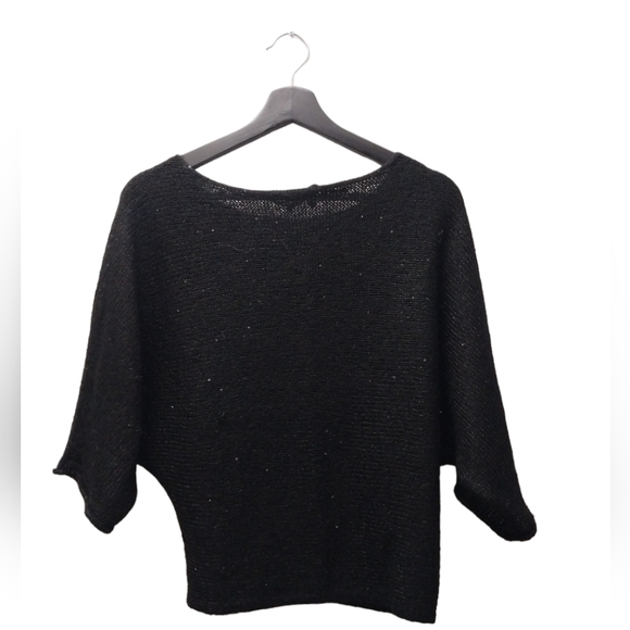 Cassis Glitter Batwings knit sz S/M in Black - Picture 3 of 7
